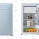 The Daewoo Retro Compact Refrigerator features one of the most aesthetically pleasing designs we’ve ever seen for a mini fridge.